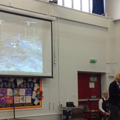 Inspiring Olympian Visits Glebe
